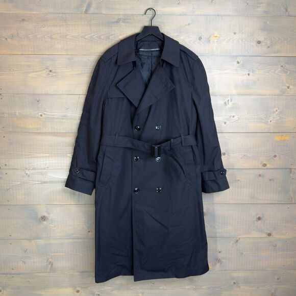 U.S. Military American Apparel Trench Coat w/ Removable Liner 42 Reg, Large - Picture 1 of 5